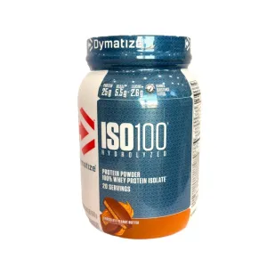 Dymatize ISO100 Hydrolyzed Protein Powder Chocolate Peanut Butter 20 Servings 1.43 lbs
