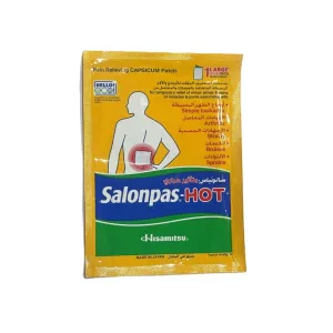 Salonpas Hot Capsicum Patch Large 13cm x 18cm 1 Pc