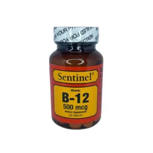 Sentinel Vitamin B-12 500mcg Tablets 100 Pcs