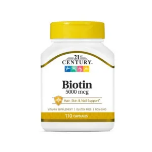 21st Century Biotin 5000mcg 60 Pcs