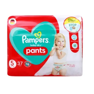 Pampers Baby-Dry Pants Size 5 (12-17kg) Stop & Protect 37 Pcs