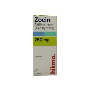 Zocin 250mg Capsules 6 Pcs