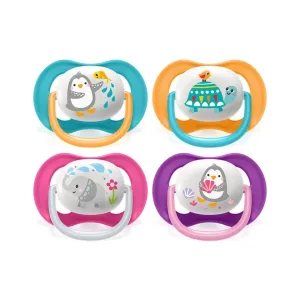 Avent Ultra Air Animal Soother 6-18m Mixed 2 Pcs