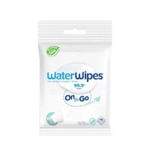 WaterWipes On The Go 99.9% Water Baby Wipes 10 Pcs