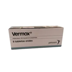 Vermox 100mg Tablets 6 Pcs