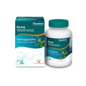 Himalaya Stress Wellness Ashvagandha Veg Capsules 120 Pcs