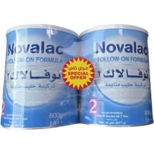 Novalac Follow-On Formula Milk N2 2x800gm (Offer Pack)