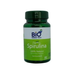 Bio Energy Tech Organic Spirulina Capsules 60 Pcs