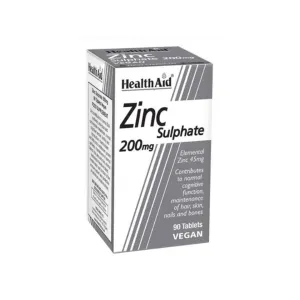 HealthAid Zinc Sulphate 200mg Tablets 90 Pcs