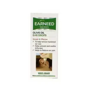 West Coast Earneed Olive Oil Ear Drops 15ml