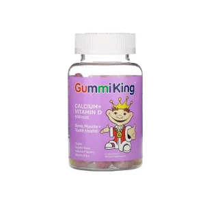 Gummi King Calcium + Vitamin D Gummies 60 Pcs