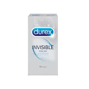 Durex Invisible Extra Thin Condoms 12 Pcs