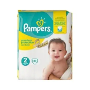 Pampers Premium Protection Size 2 Diapers 31 Pcs