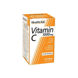 HealthAid Vitamin C 1000mg Chewable Tablets 60 Pcs