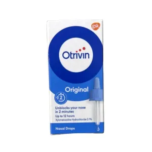 Otrivin Adult 1% Nasal Drops 10ml