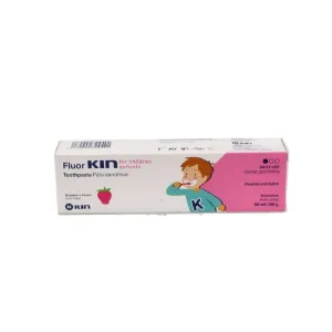 Fluor Kin Toothpaste For Children & Infants Strawberry Flavour 50ml