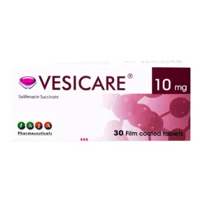 Vesicare 10mg Film-Coated Tablets 30 Pcs