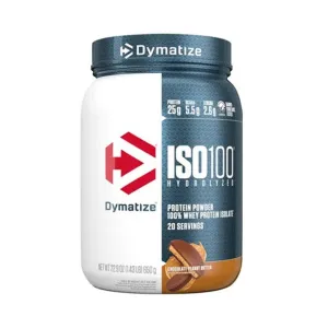 Dymatize ISO100 Hydrolyzed Protein Powder Fudge Brownie 20 Servings 1.45 lbs