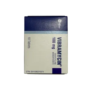 Vibramycin 100mg Tablets 10 Pcs