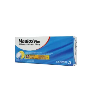 Maalox Plus Tablets 40 Pcs