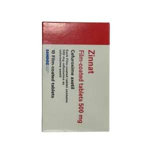 Zinnat 500mg Tablets 10 Pcs