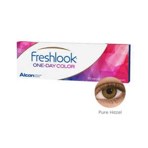 FreshLook One-Day Color Contact Lenses Pure Hazel 10 Pcs