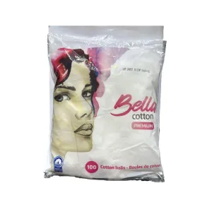 Bella Premium Cotton Balls White 100 Pcs