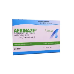 Aerinaze 2.5/120mg Tablets 14 Pcs