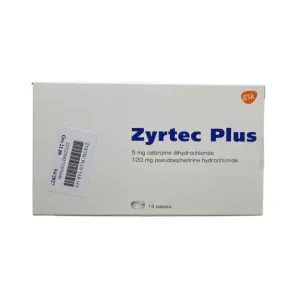 Zyrtec Plus 5mg Tablets 14 Pcs