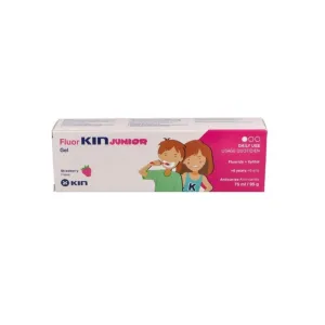 Fluor Kin Junior Dental Gel Strawberry 75ml