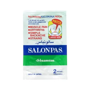 Salonpas Pain Relieving 13x8cm Patches 2 Pcs
