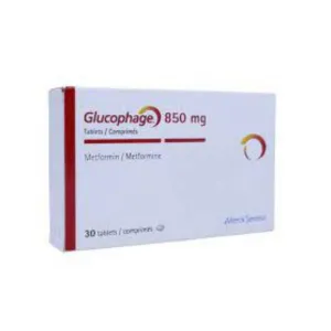 Glucophage 850mg Tablets 30 Pcs