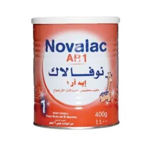 Novalac AR Stage 1 Anti-Regurgitation Infant Formula Milk 400gm
