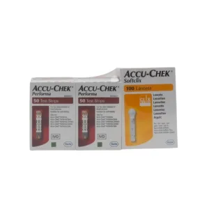 Accu-Chek Performa Test Strips 2x50 Pcs + Lancets Offer Pack