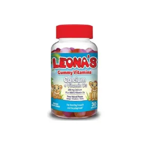 Leona's Calcium Plus Vitamin D3 Gummies 60 Pcs