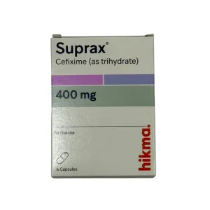 Suprax 400mg Capsules 6 Pcs