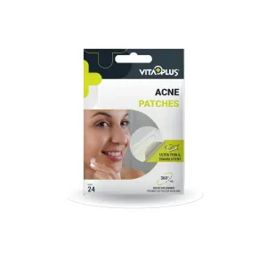 Vitaplus Acne Patchs Transparent Invisible 24 Pcs