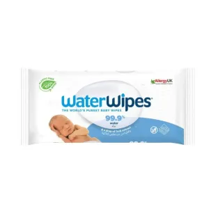 WaterWipes Baby Wipes 99.9% Water With Fruit Extract 60 Pcs
