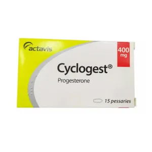 Cyclogest 400mg Suppositories 15 Pcs