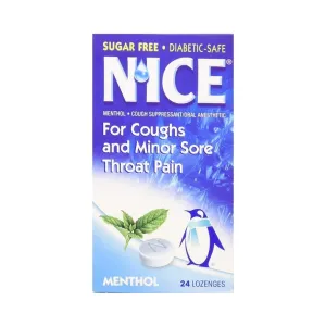 Nice Menthol Eucalyptus Flavor Lozenges 24 Pcs