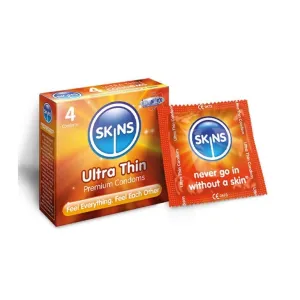 Skins Ultra Thin Premium Condoms 4 Pcs