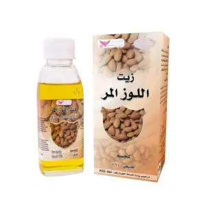 Kuwait Shop Bitter Almond Oil For Skin & Hair 100% Natural 125ml