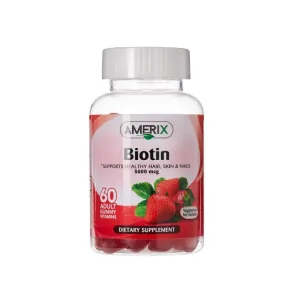 Amerix Biotin 5000mcg Adult Gummies 60 Pcs