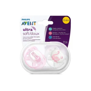 Avent Soothie Soother For Newborns 0-6m Heart 2 Pcs