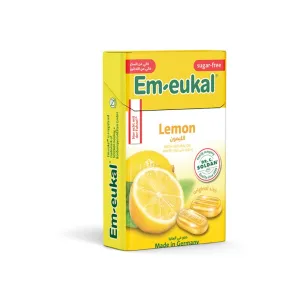 Em-Eukal Lemon Sugar Free Lozenges 50gm