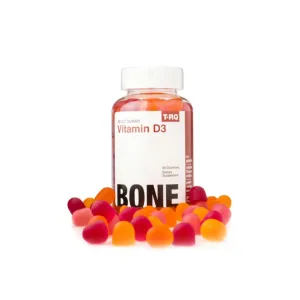 T-RQ Adult Gummy Vitamin D3 Bone Gummies 60 Pcs
