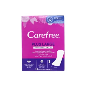 Carefree Plus Large Fresh 48 Pcs