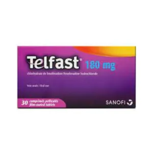 Telfast 180mg Tablets 30 Pcs