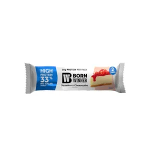 Born Winner Strawberry Cheesecake Protein Bar 60gm