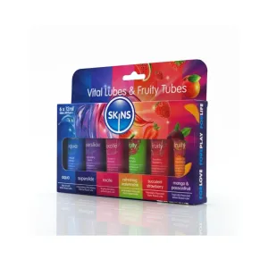 Skins Vital Lubes & Fruity Tubes 6x12ml